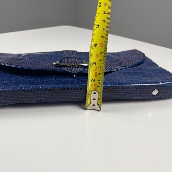 White House Black Market bag clutch blue (No Strap) - Picture 11 of 11